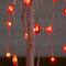 4ft. Pre-Lit Artificial Valentine's Day Willow Tree with 48 Heart Shaped LED Lights